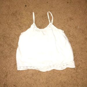 I am selling a puffy white tank shirt!